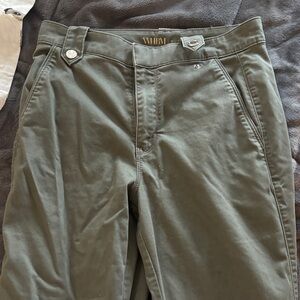 White House Black Market Green Chinos